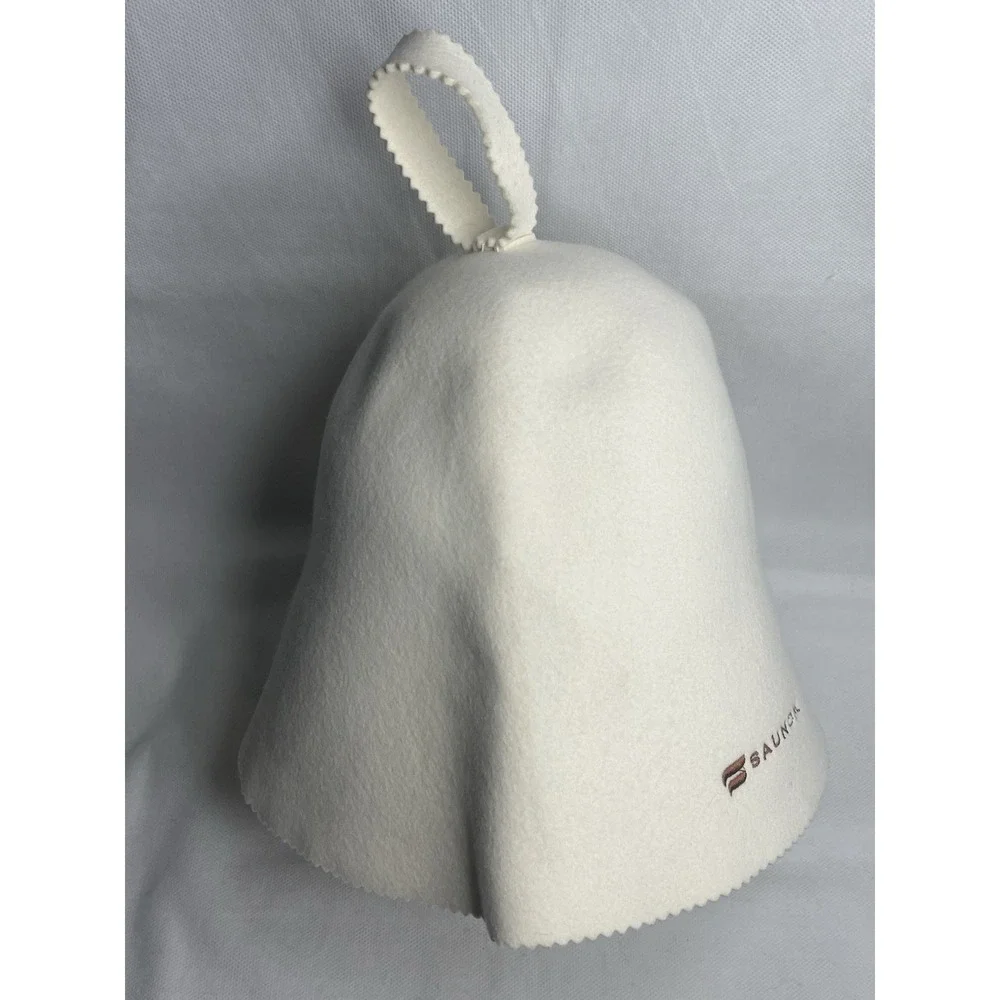 SAUNOM Ultra Soft Murano Wool Sauna Hat Unisex Itch-Free Breathable Relaxed Cap